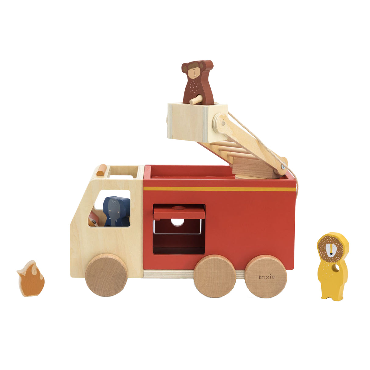 Trixie Houten Dieren Fire Truck