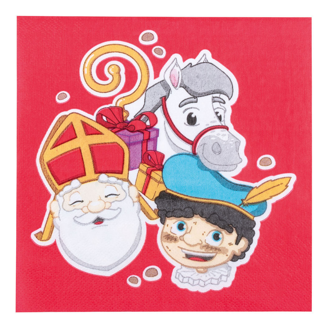 Servietter Sinterklaas, 20 stk.