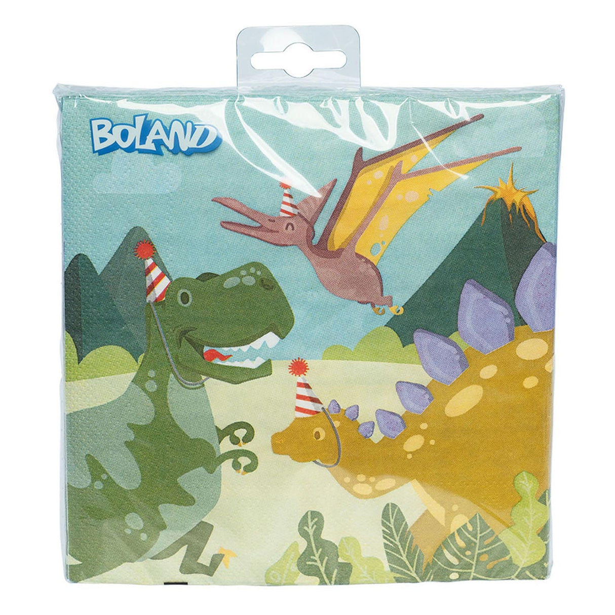 Boland servietter dino party, 33x33cm