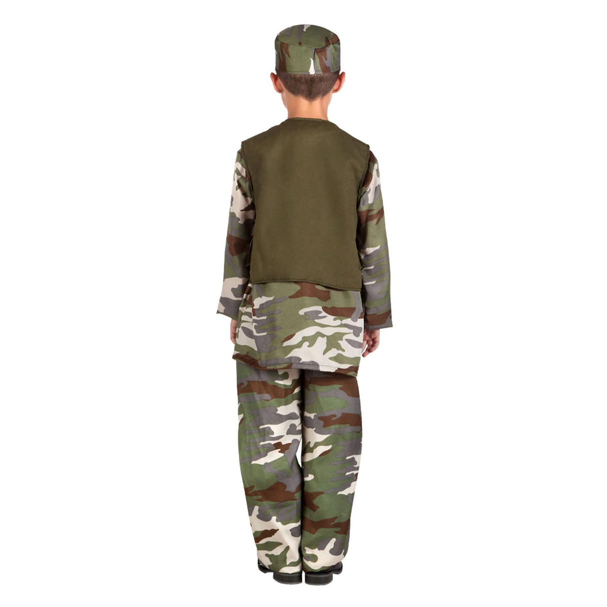 Boland børnedragt soldat, 7-9 år