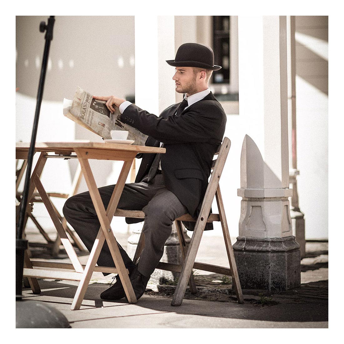 Boland bowlerhat sort filt