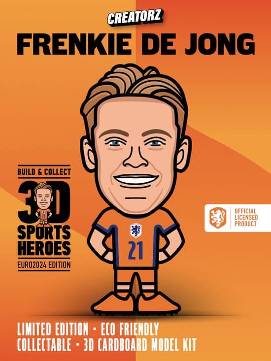 Oku creatorz 3D Frenkie de Jong sportshelte