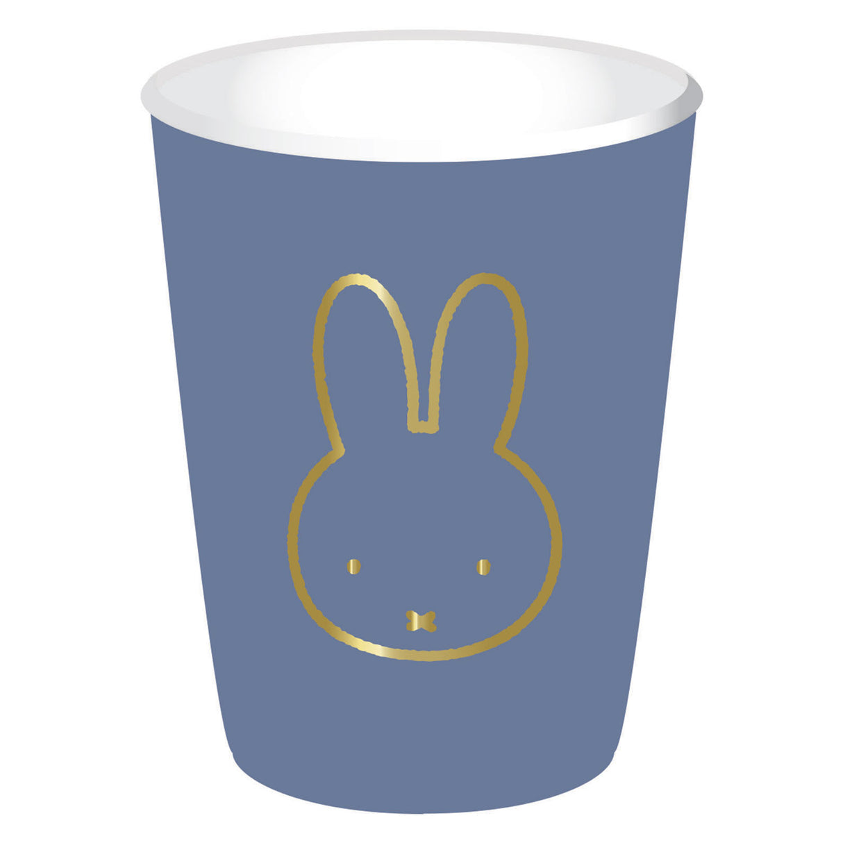 Haza hvidskæg kopper Miffy blå, 8 stk.