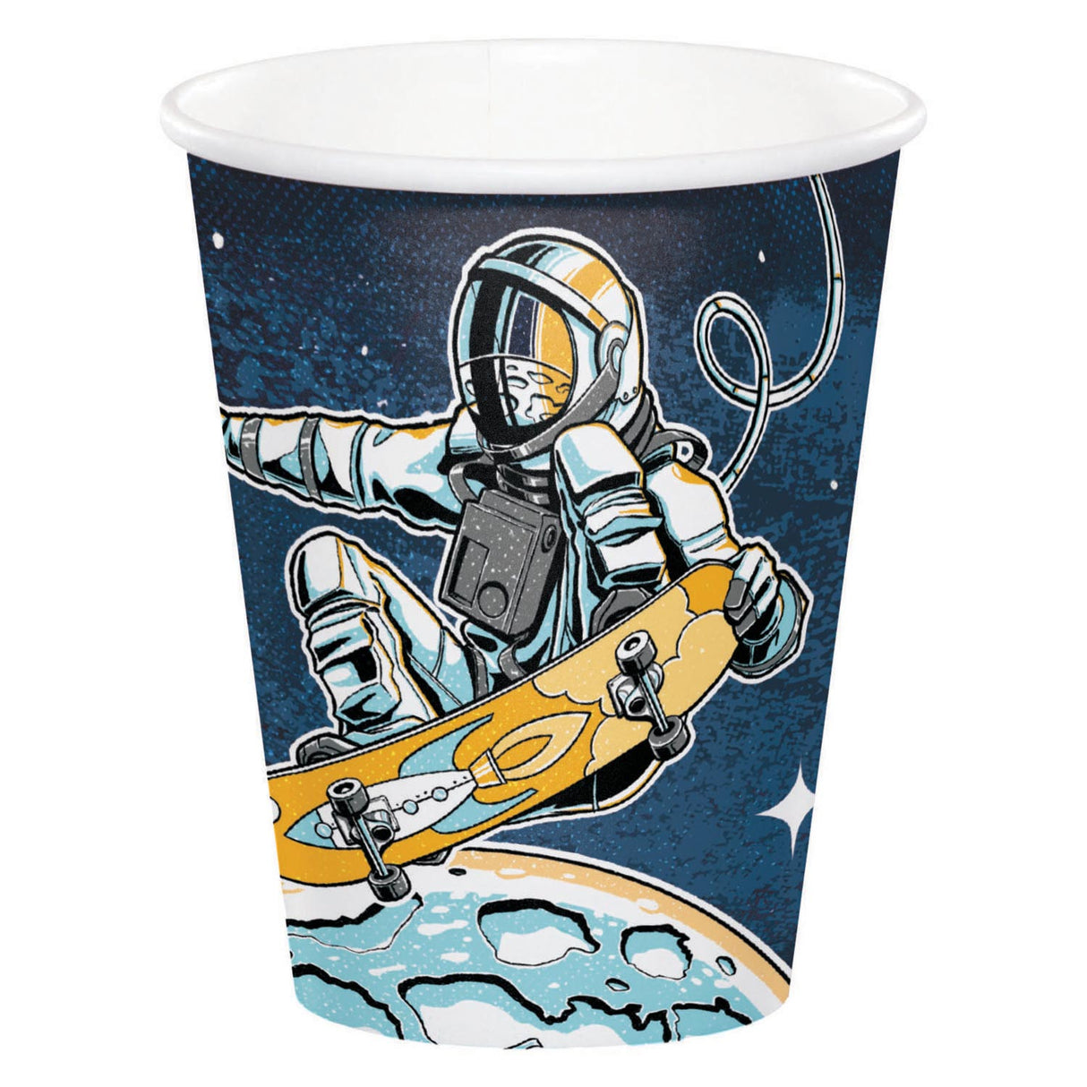 Haza hvidskæg astronaut kopper, 8 stk.