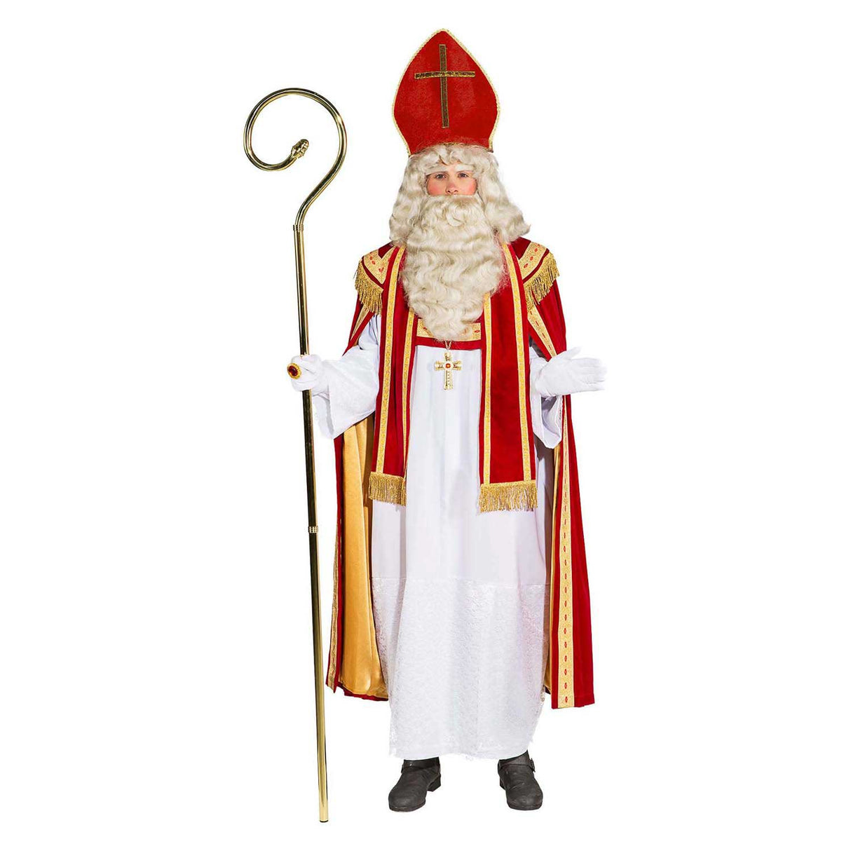 Haza hvidskæg Sinterklaas personale luksus - 190cm