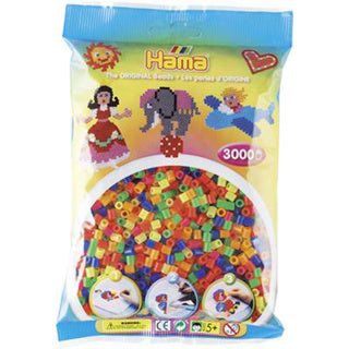 Hama strygeperler 3000 stk neon