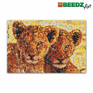 Ses creative beedz art strygeperler løveunger 30x45,5 cm 7000 stk.