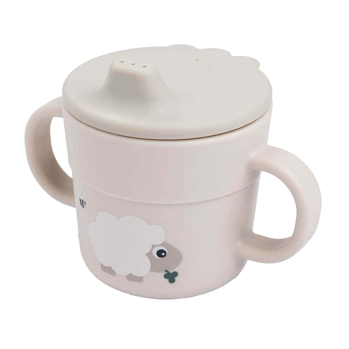 Udført af hjorte sippy kop lille gård beige, 215ml