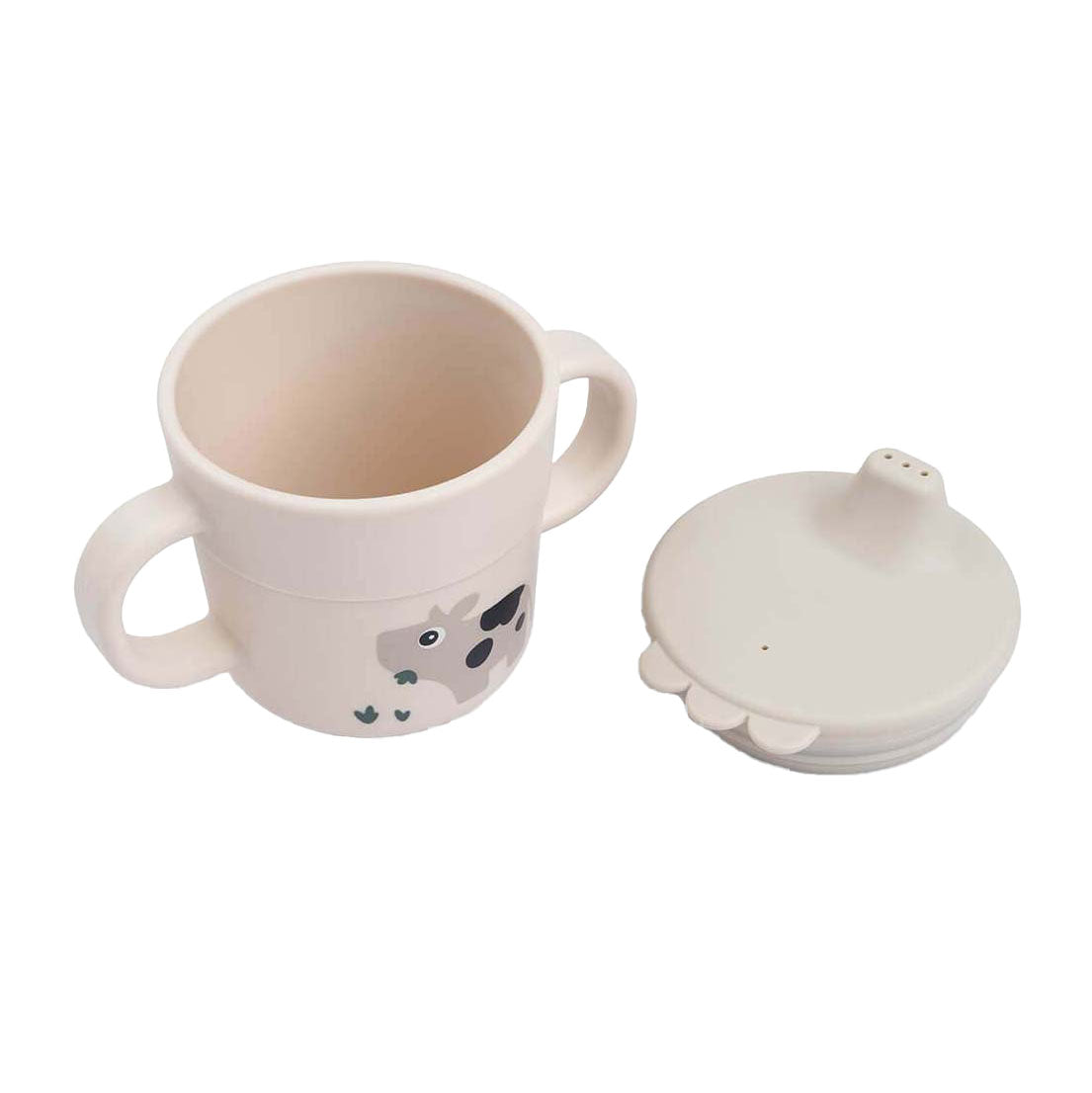 Udført af hjorte sippy kop lille gård beige, 215ml