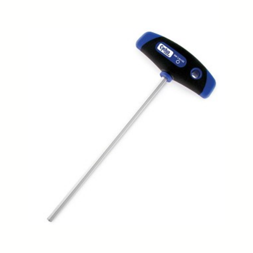 Buzaglo T-håndtag sekskantnøgle 4mm 150mm lang cykel 720556