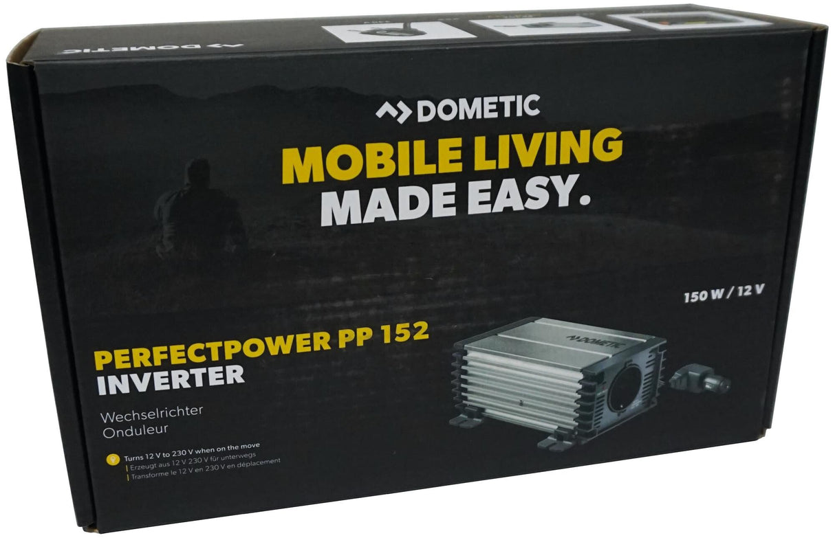 Dometic spændingsomformer perfectpower pp 152 spændingsomformer pp152 waeco 12v-150w