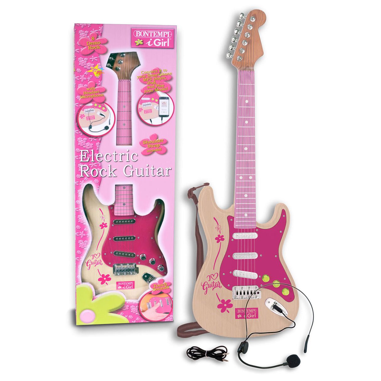 Bontempi Electric Guitar Pink