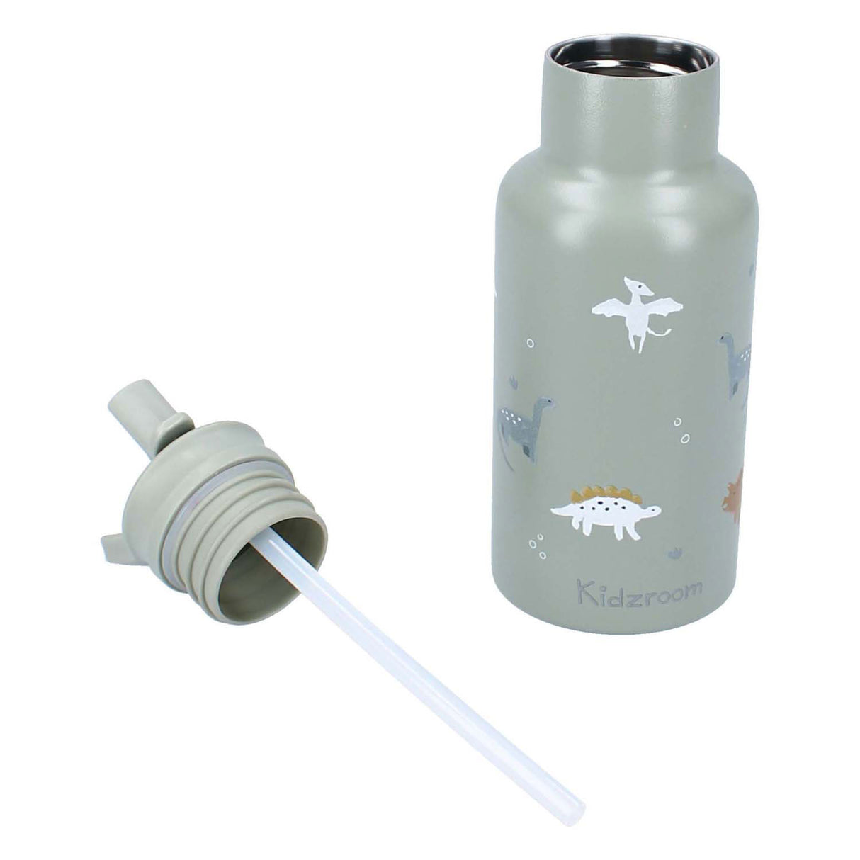 Kidzroom drikkeflaske søde slurke dino, 350ml