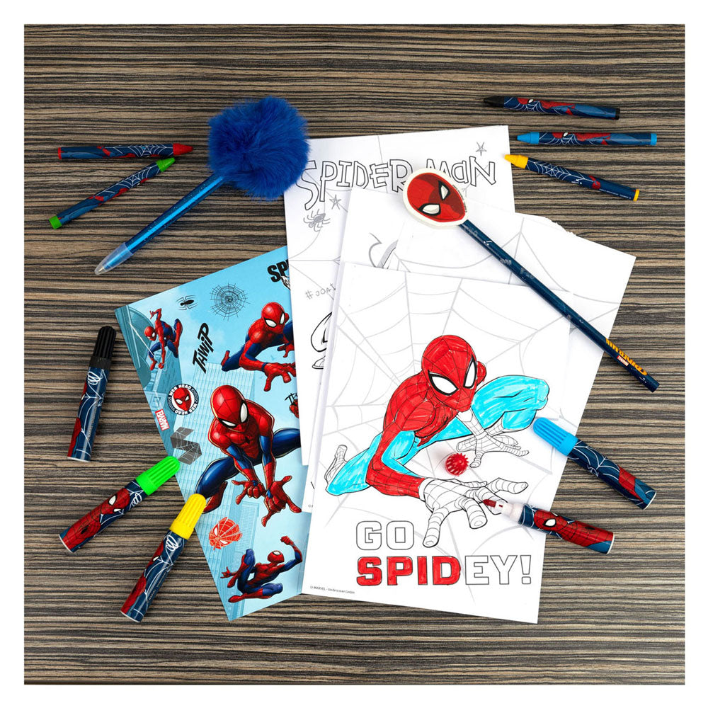 Undercover Color Set Spiderman i rygsæk