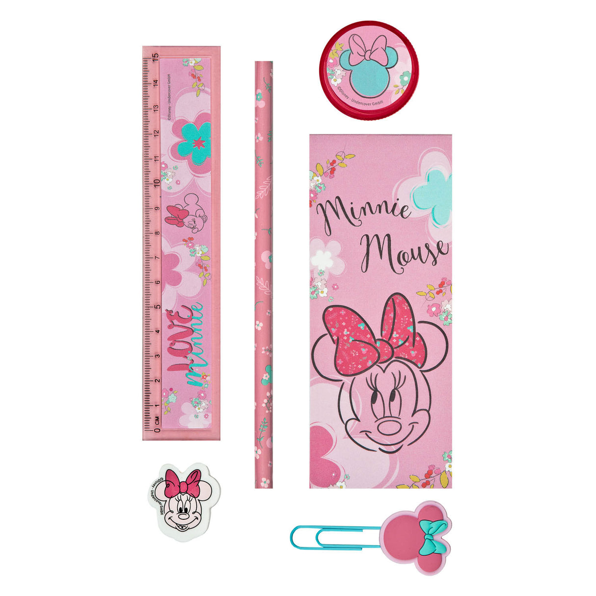 Minnie mouse fyldt blyantæske 7 stk