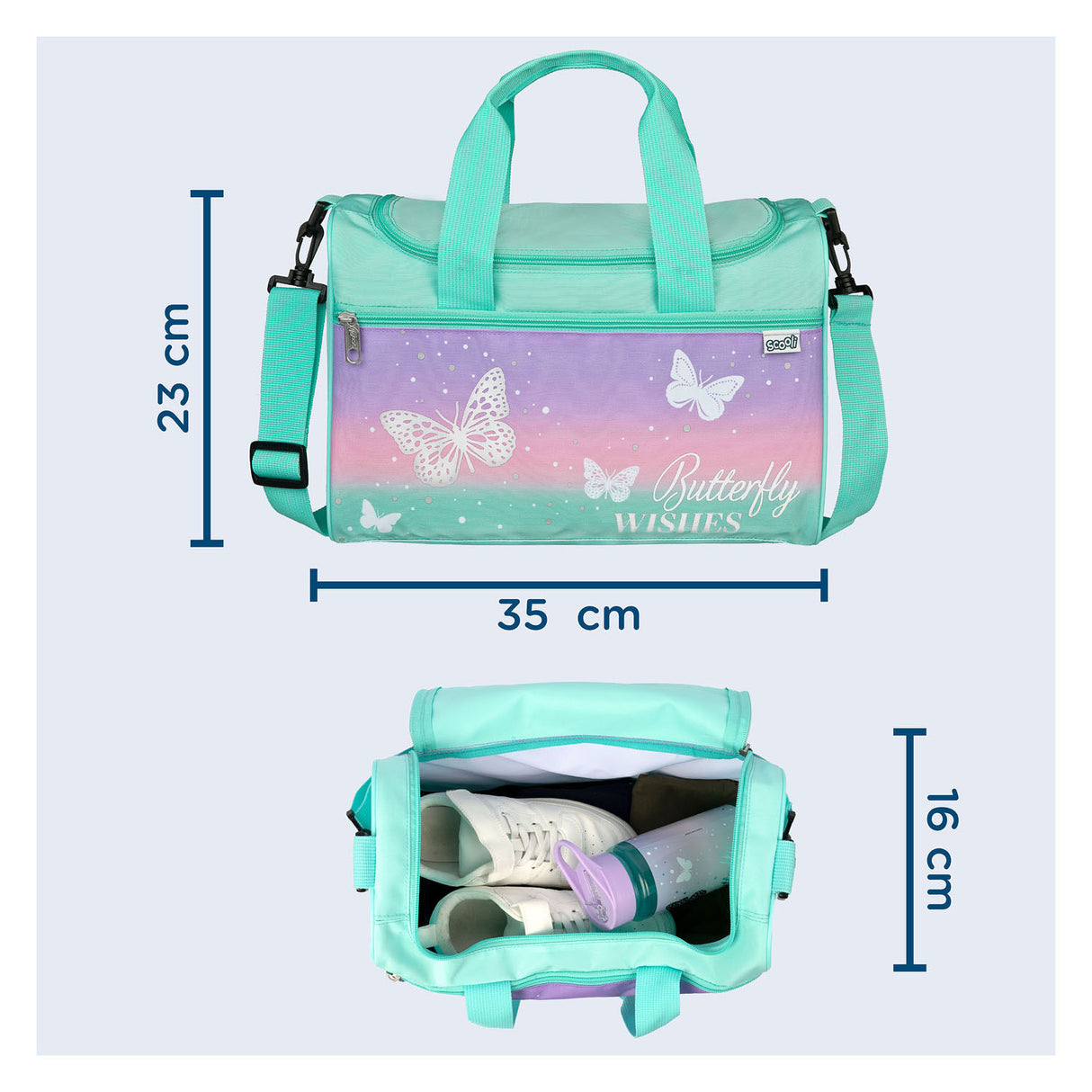 Undercover Sportbag sommerfugle