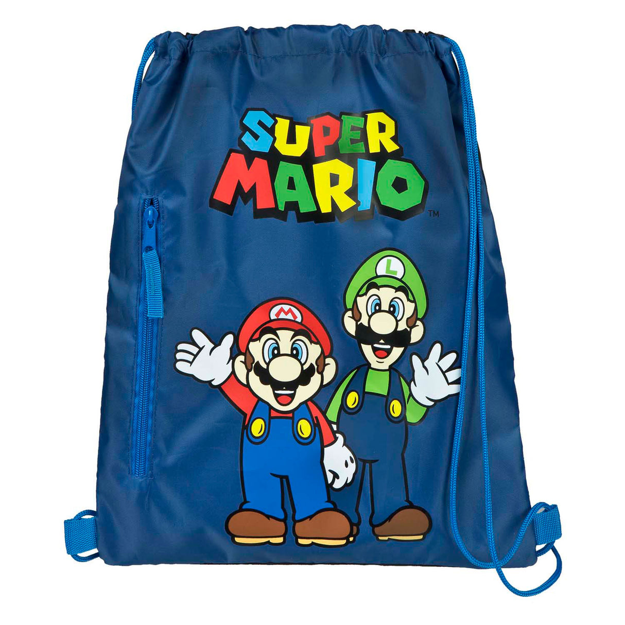 Undercover gymnastiktaske super mario blå