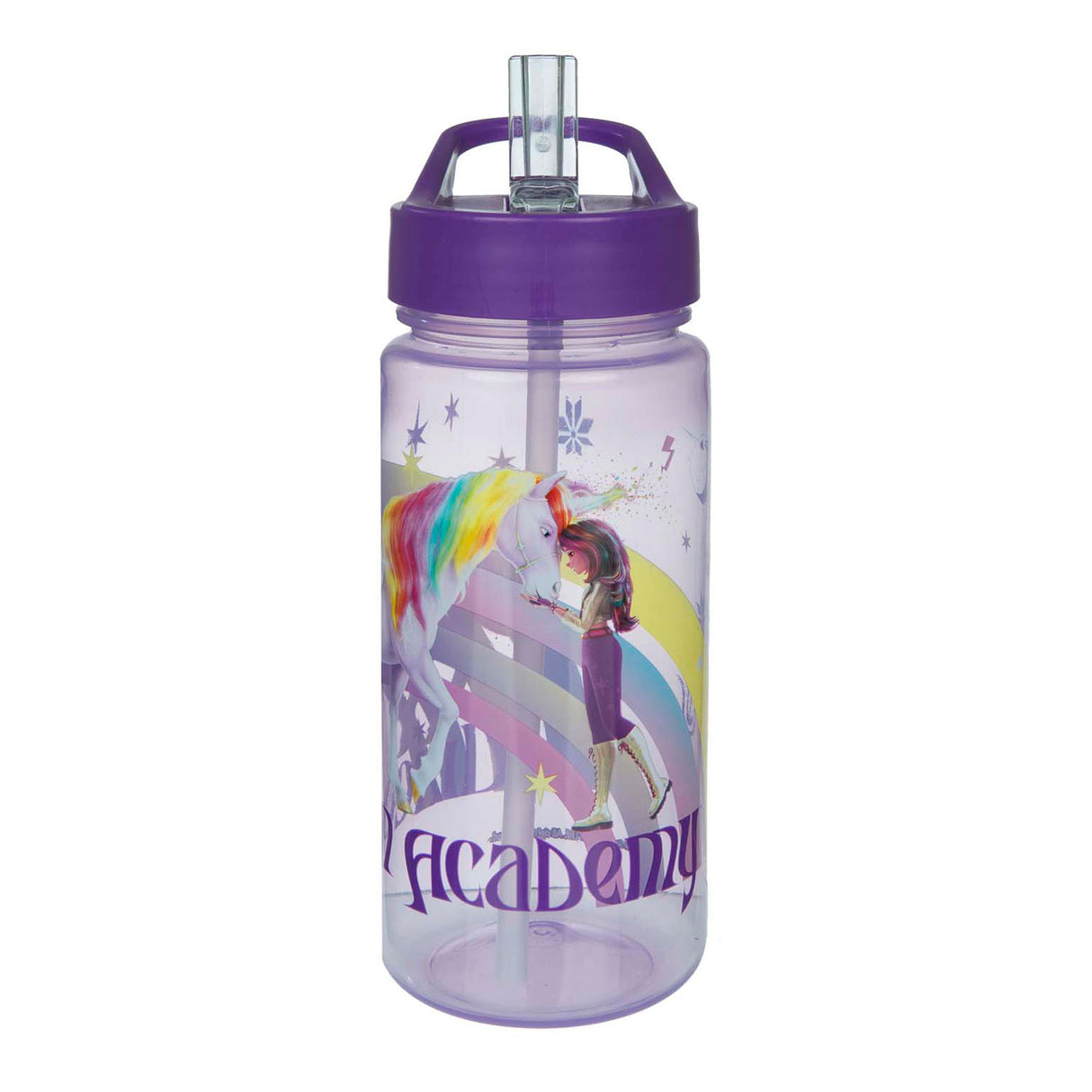 Undercover unicorn academy drikkekop 500ml unicorn regnbue design.
