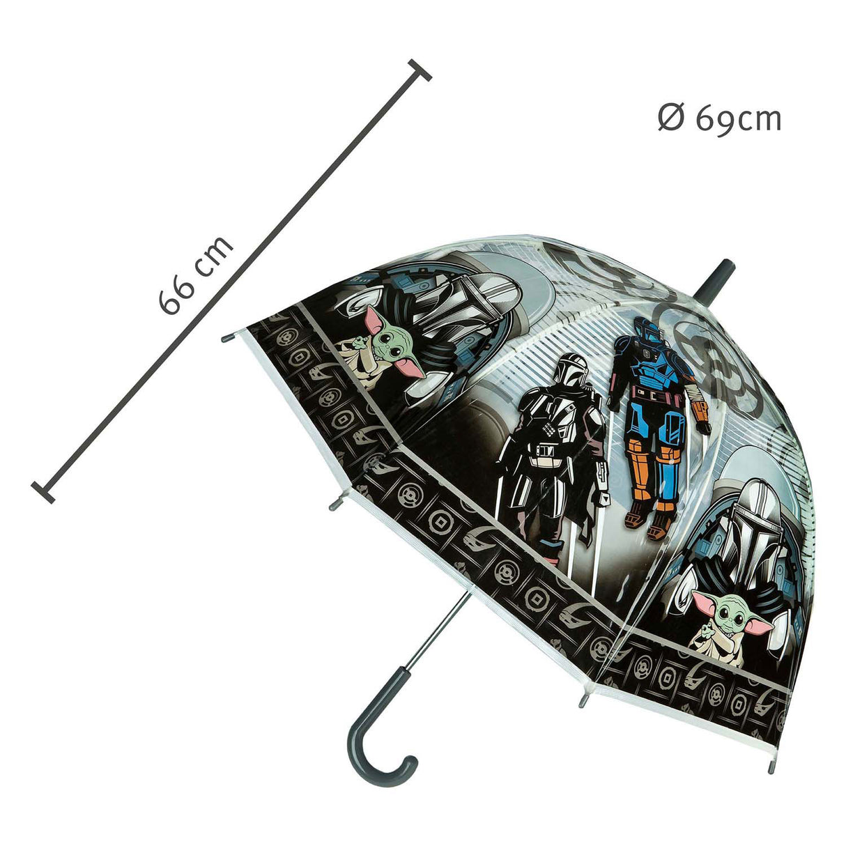 Undercover star wars paraply til børn - farverig børneparaply.