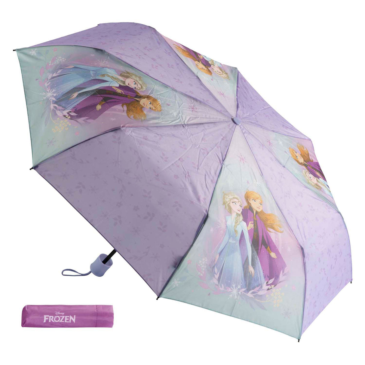 Undercover frossen paraply - 94 cm - prinsesse elsa - foldbar