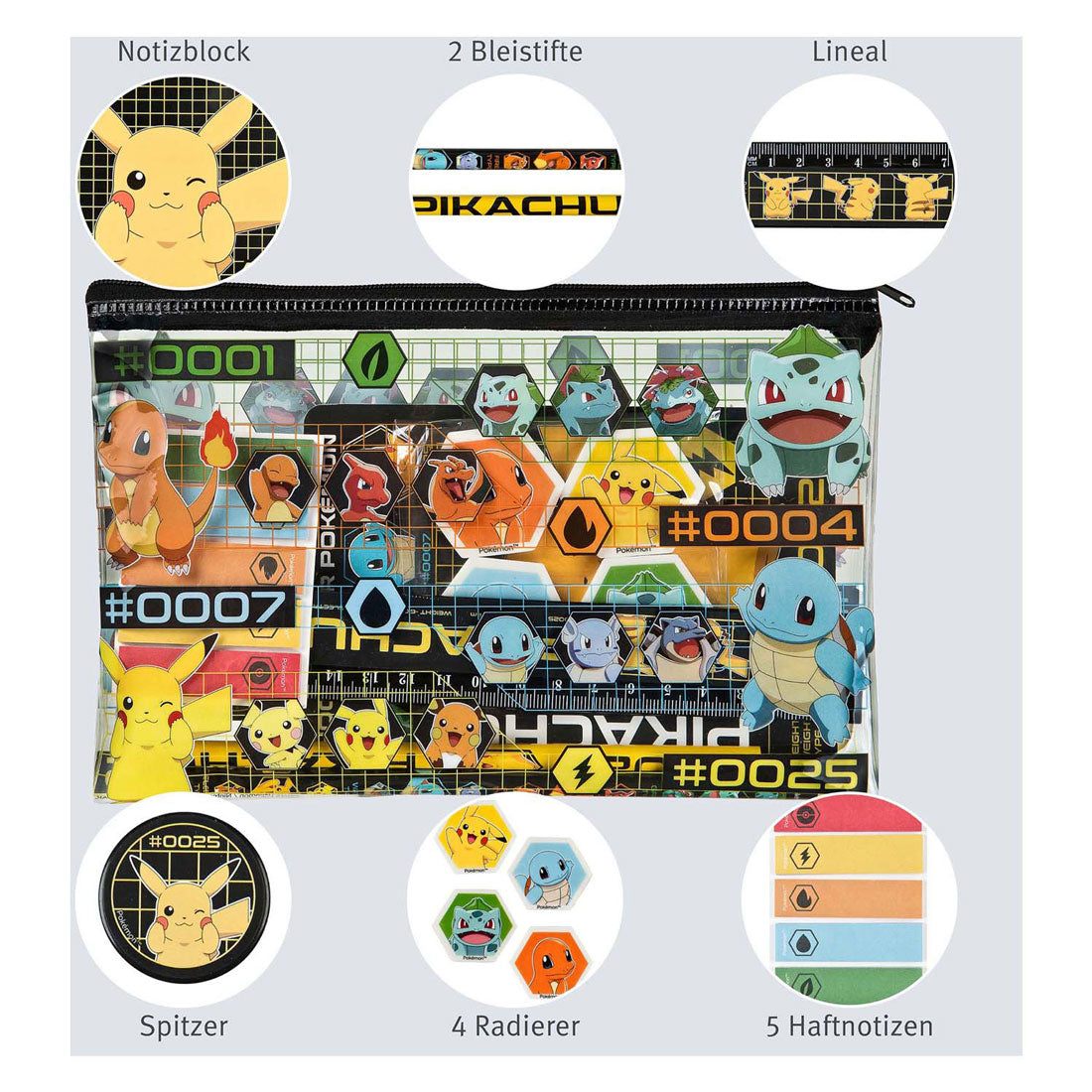 Undercover fyldt penalhus Pokemon