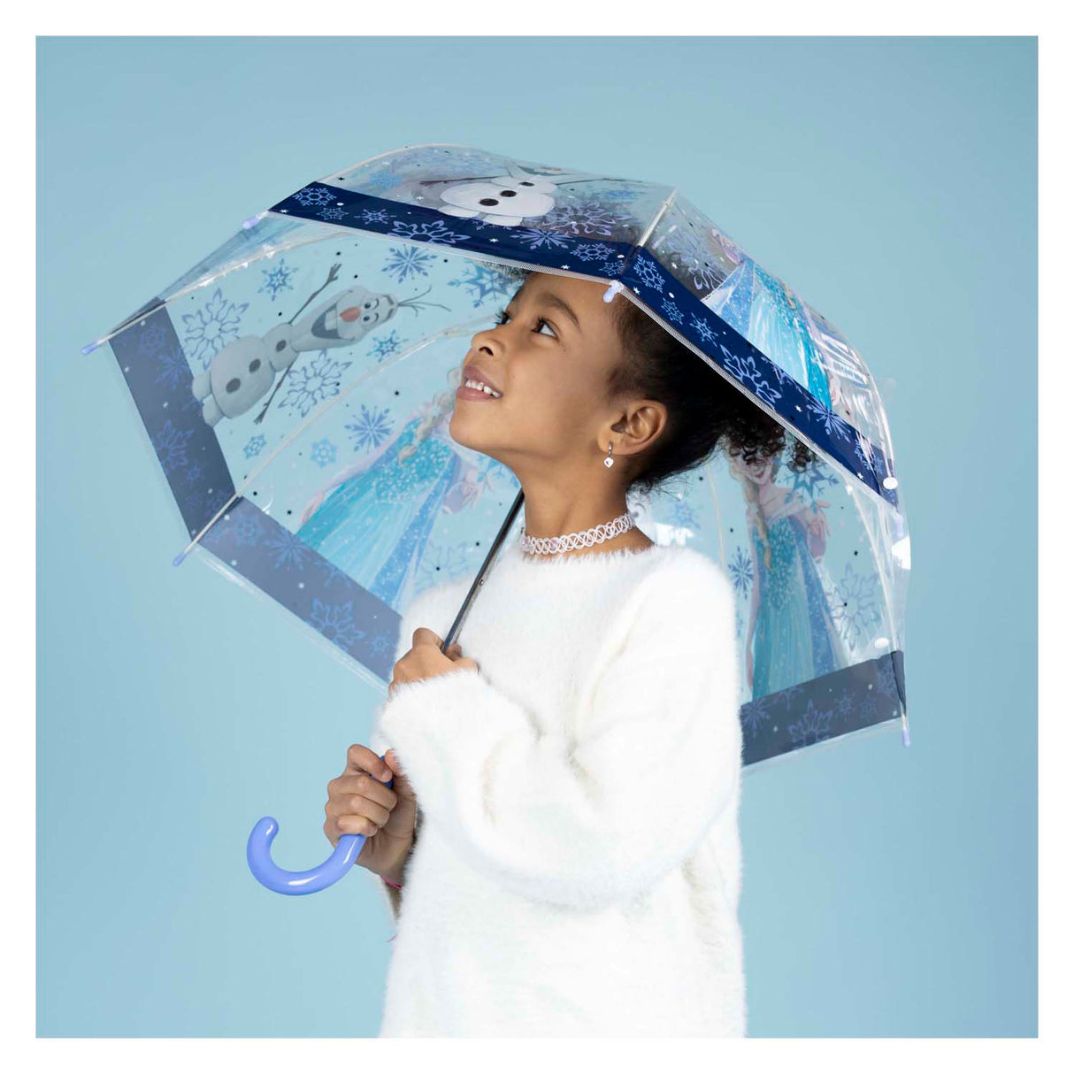 Undercover gennemsigtig paraply frosset