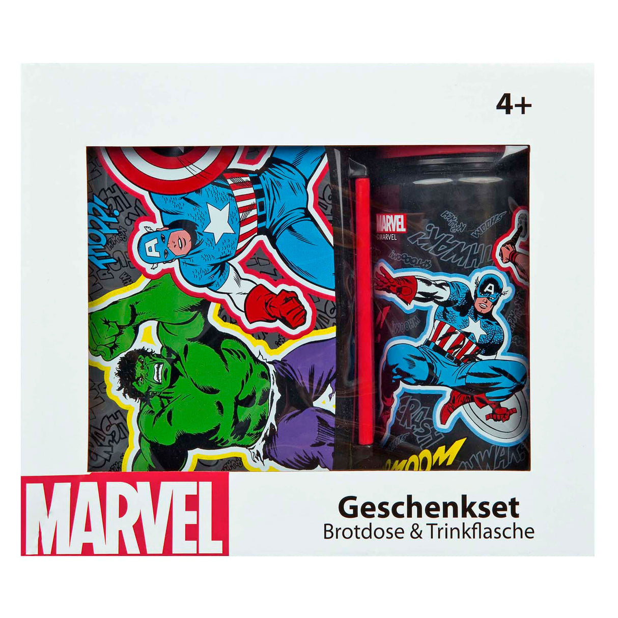 Undercover madpakke og drikkekopsæt Marvel Avengers