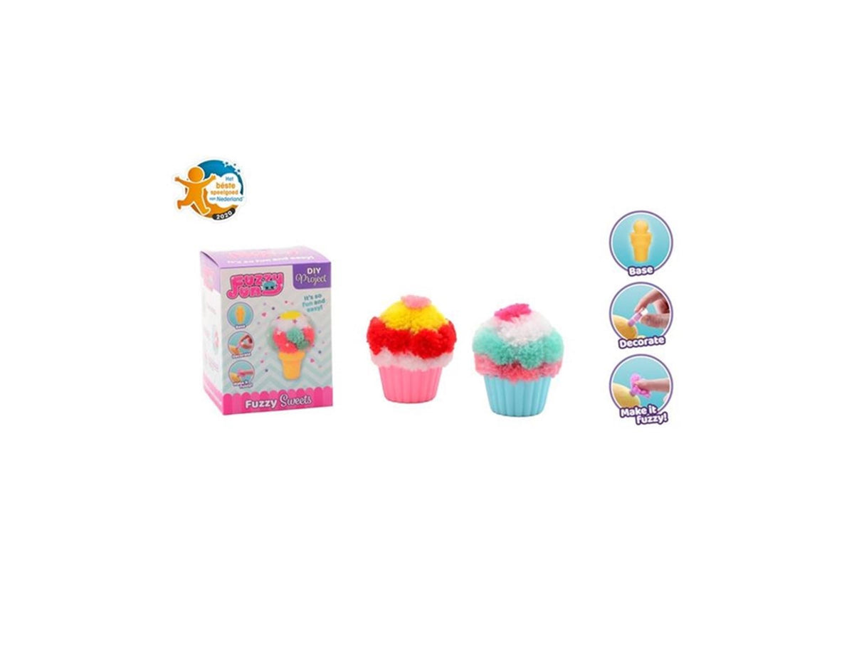 Johntoy john toy fuzzy sjov is eller cupcake diy projekt