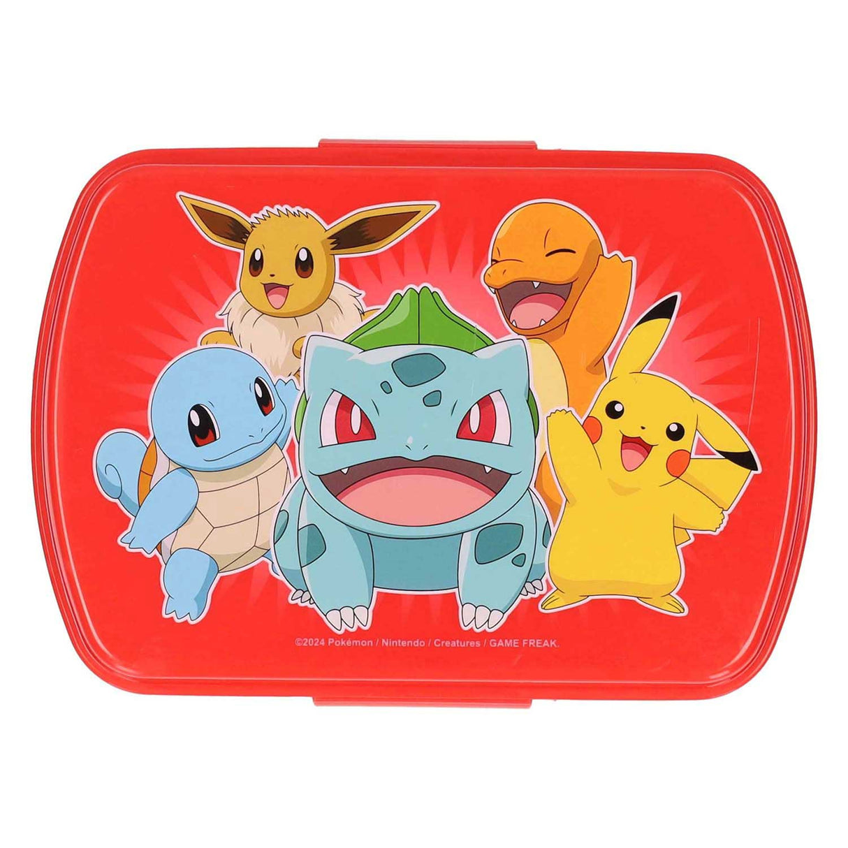 Pokémon rød sjov plast sandwich boks