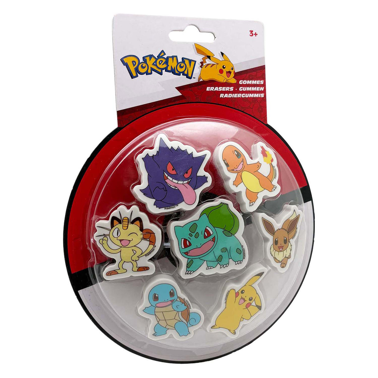 Toyland Pokemon viskelædersæt, 7 dele.