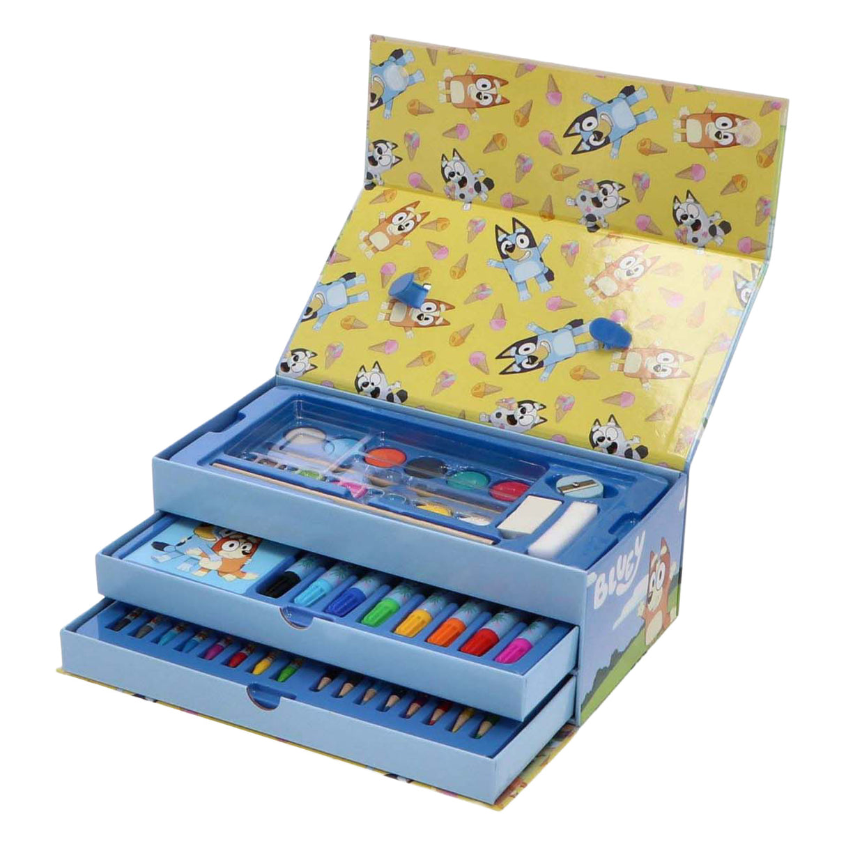 Toyland blåfarvet kuffertsæt - 52 stk.