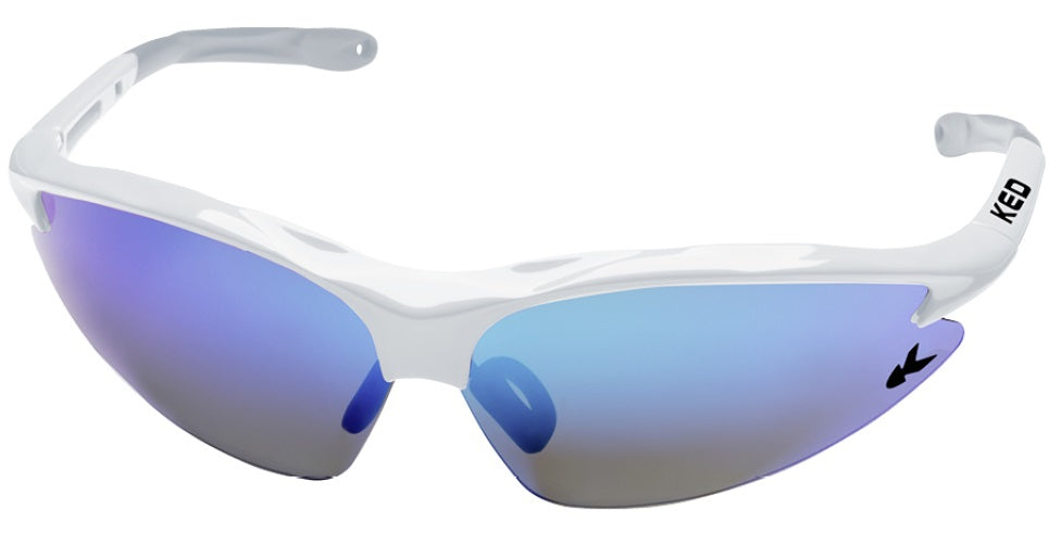 Ked cykelbriller Jackal White (Multi-Blue-Mirror)