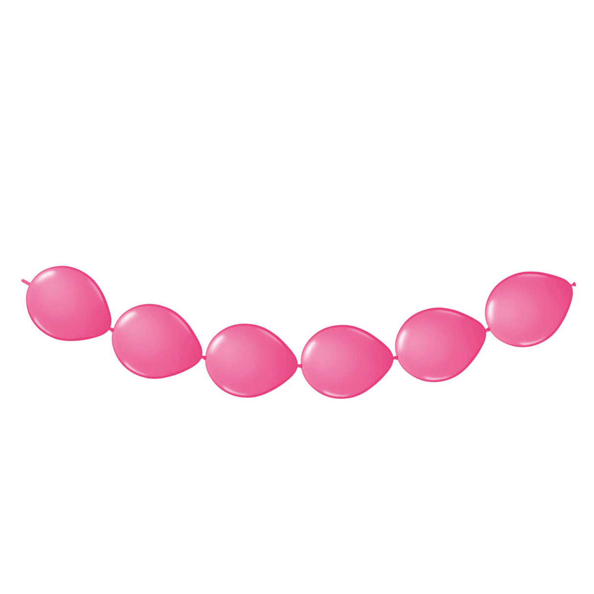 Folat bv magenta knapballoner, 8 stk.