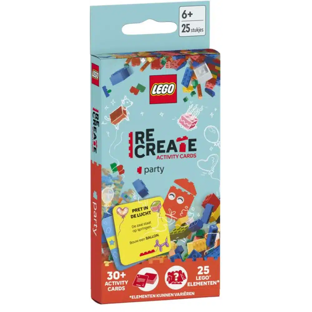 Lego genskab aktivitetskort: fest