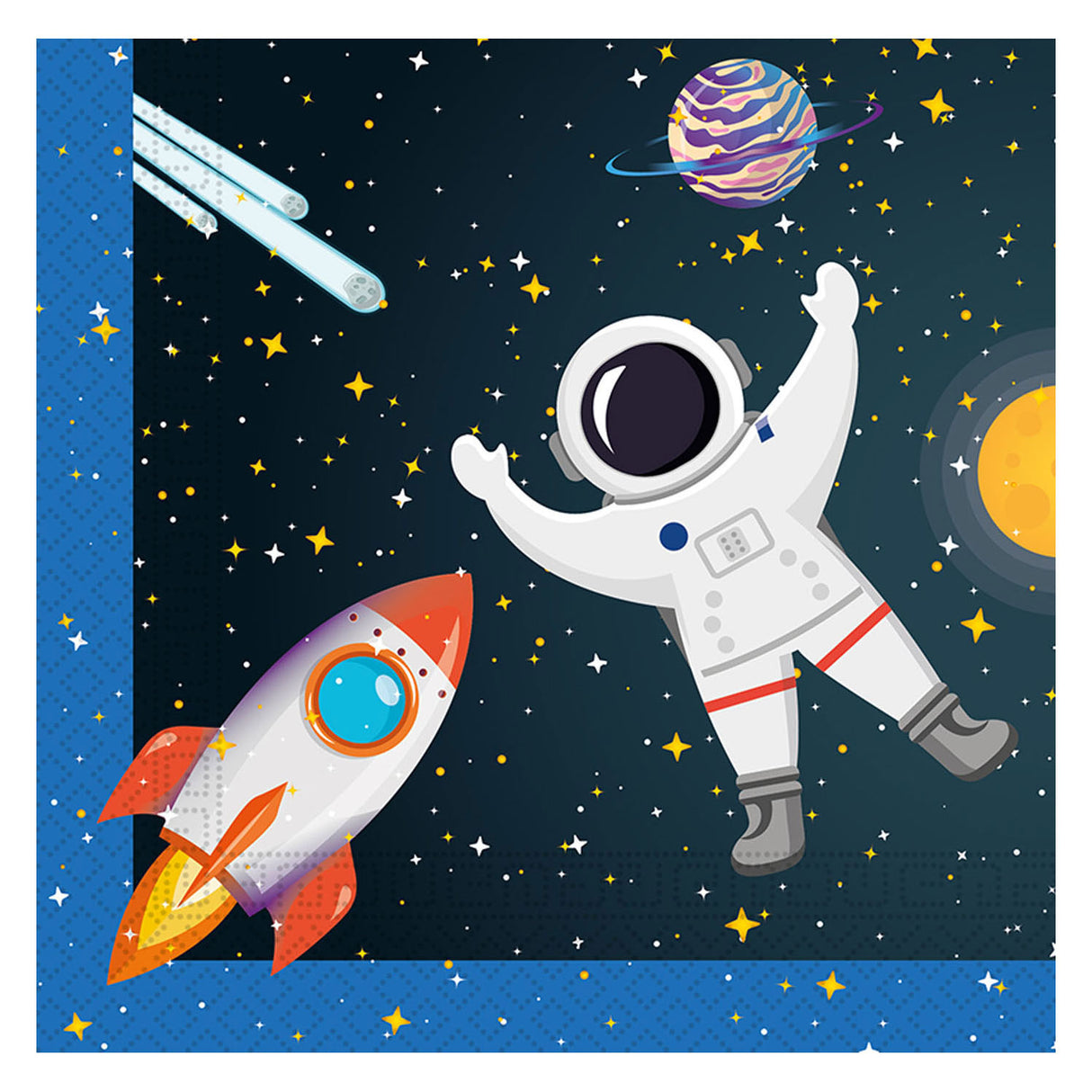 Globos Paper -servietter FSC Rocket Space, 20 ..