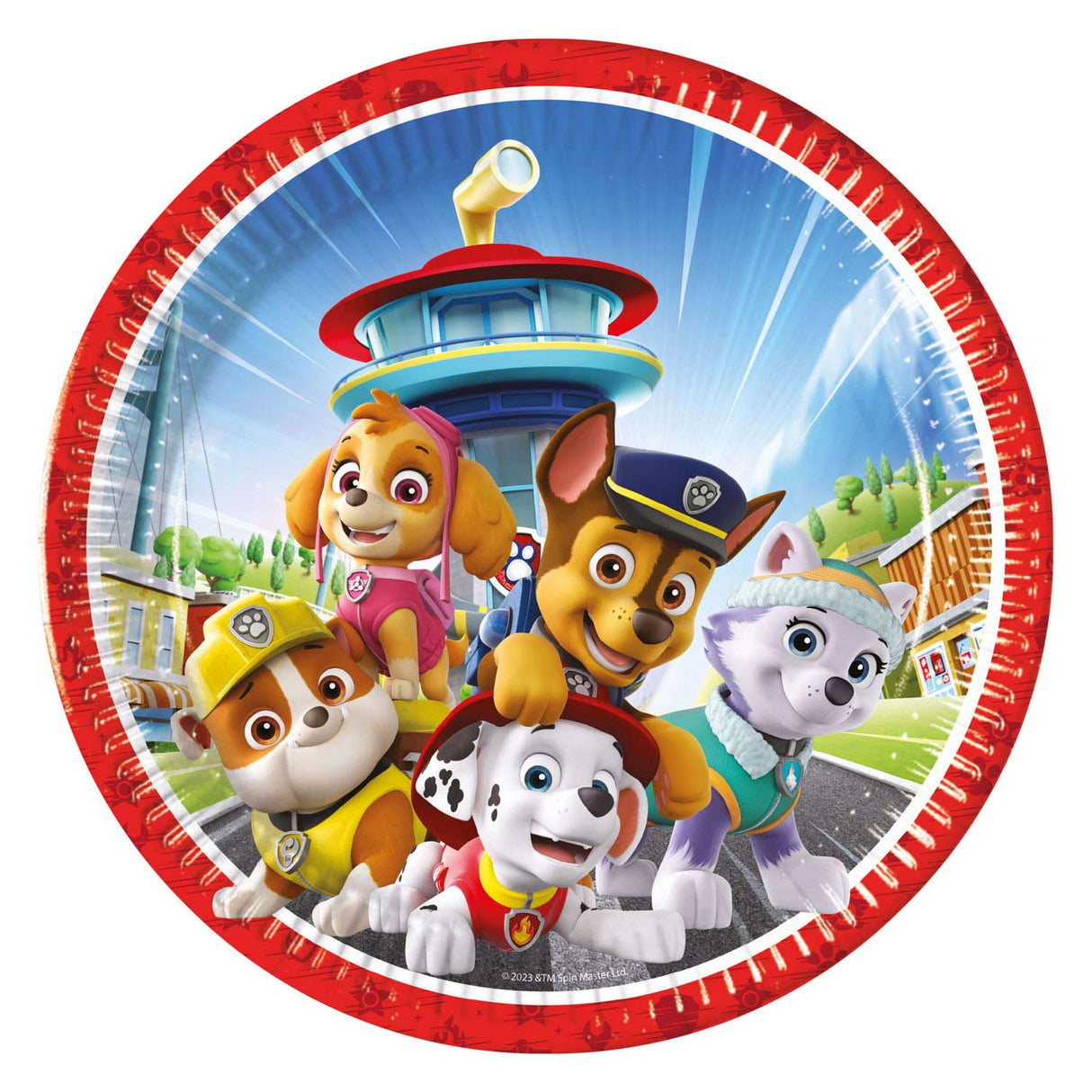 Globos papirplader fsc paw patrulje redningshelte, 8 stk.