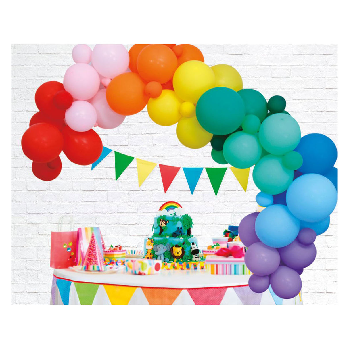 Globos balloner buesæt regnbue