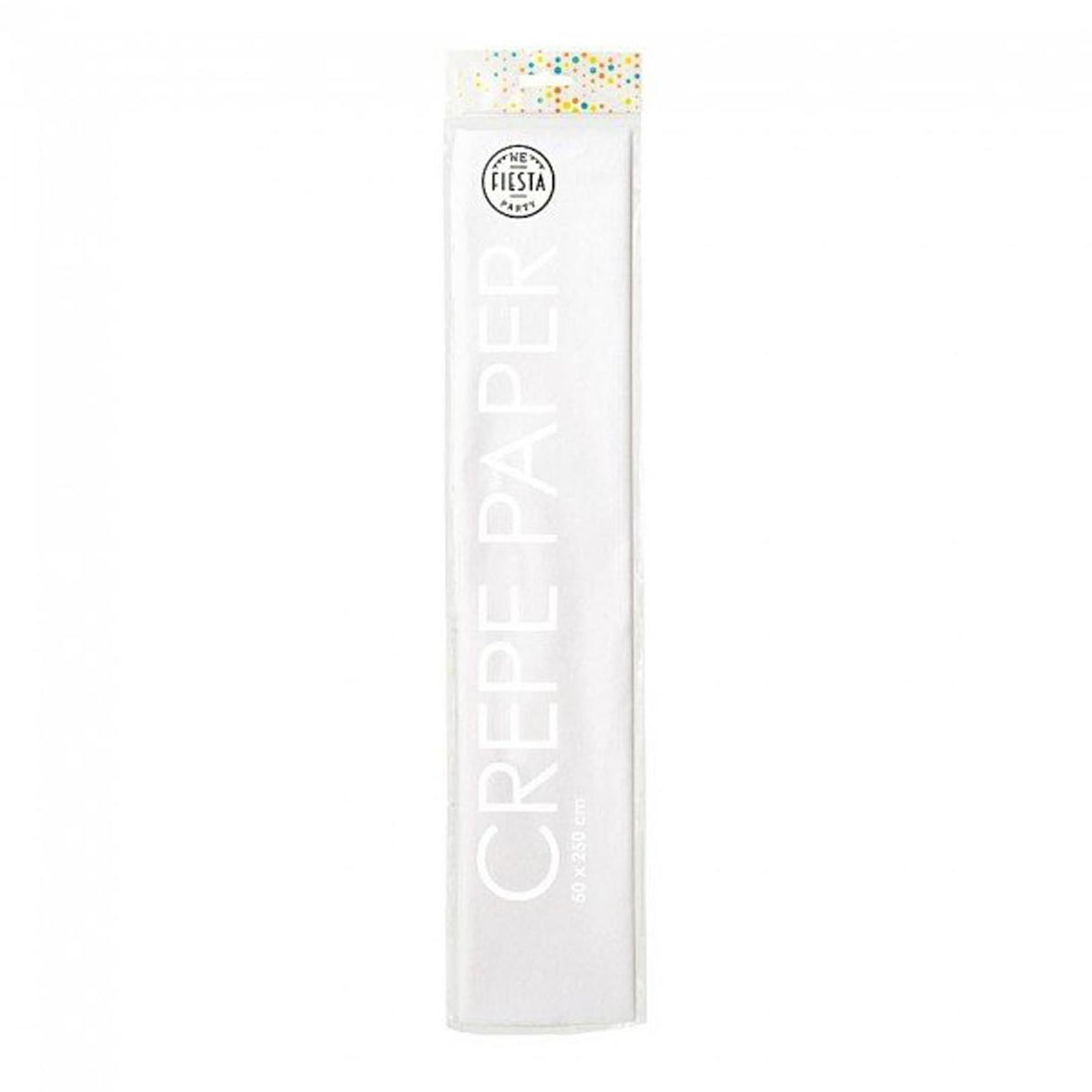 Globos crepepapir hvid, 50x250cm