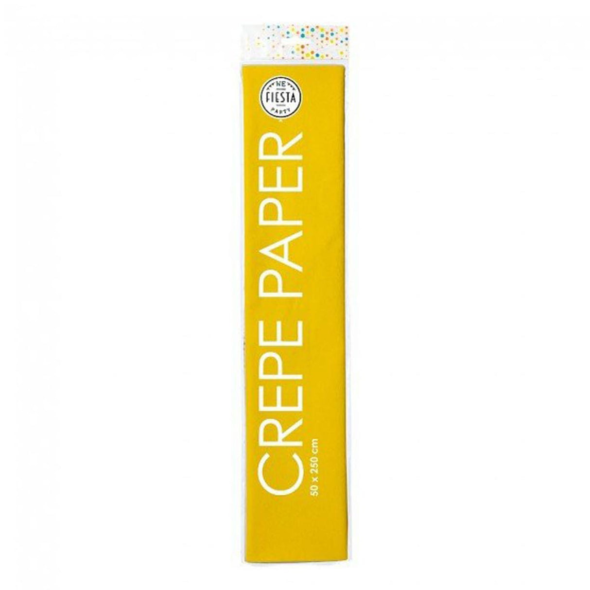 Globos crepepapir gul, 50x250cm