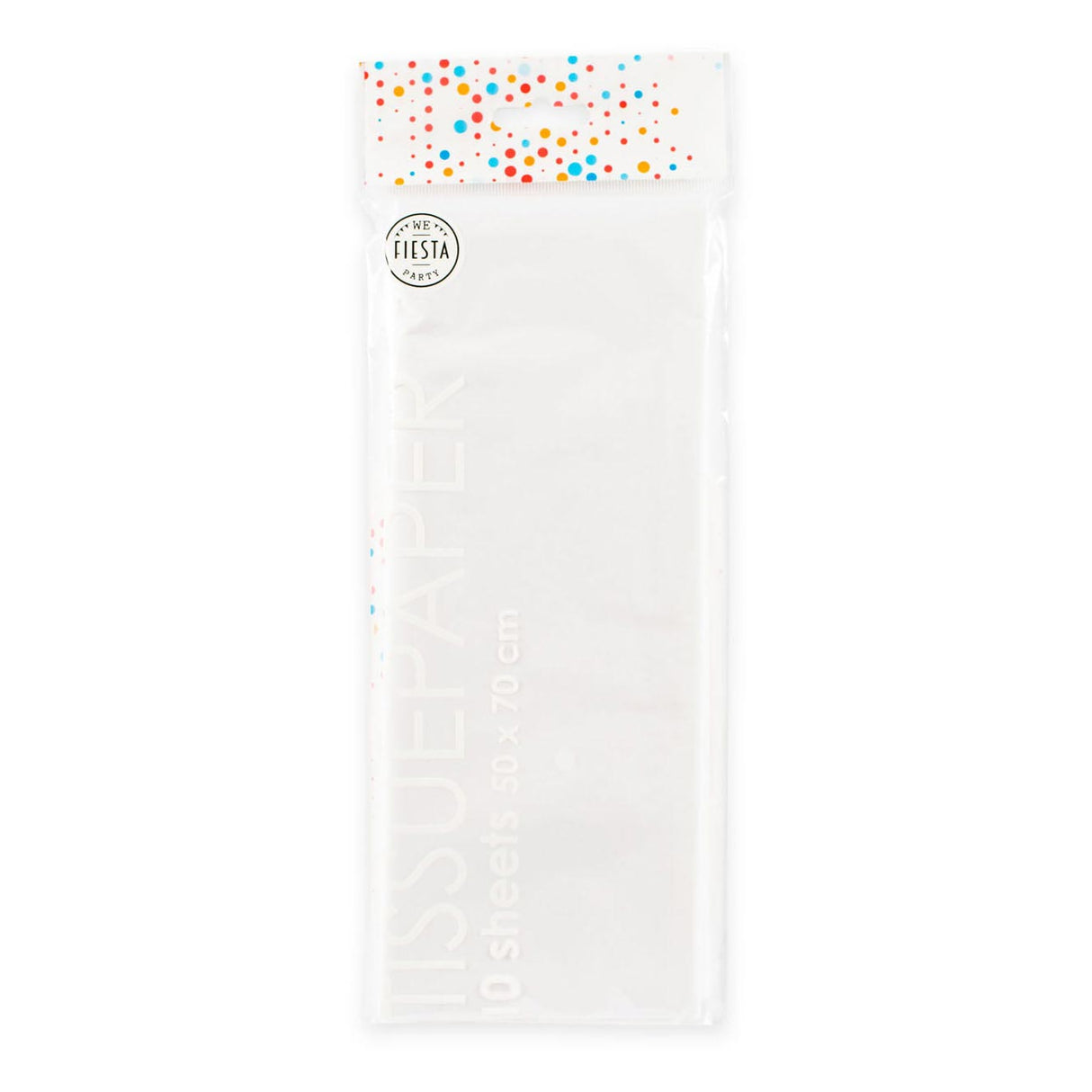 Globos silkepapir 10 ark hvid, 50x70cm