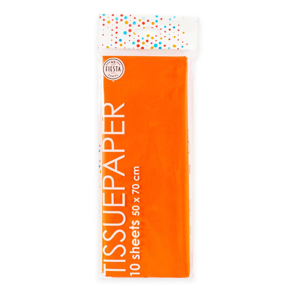 Globos silkepapir 10 ark orange, 50x70cm