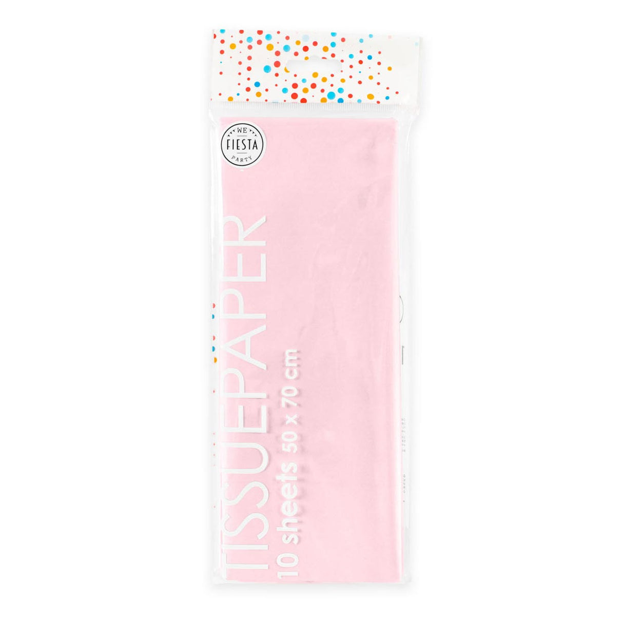 Globos silkepapir 10 ark babyrosa, 50x70cm