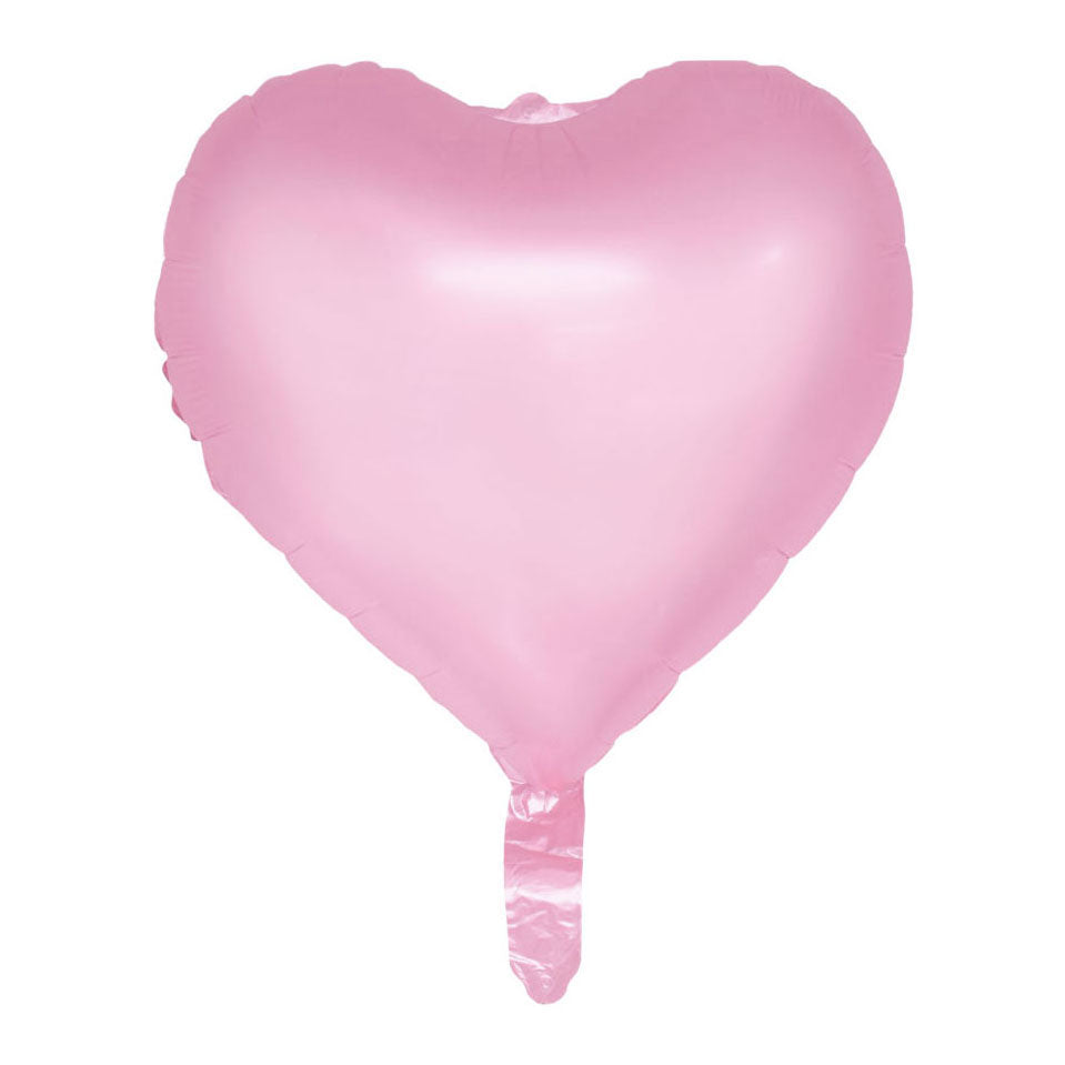 Globos folie ballon 18 tommer akvarel hjerter - pastel pink