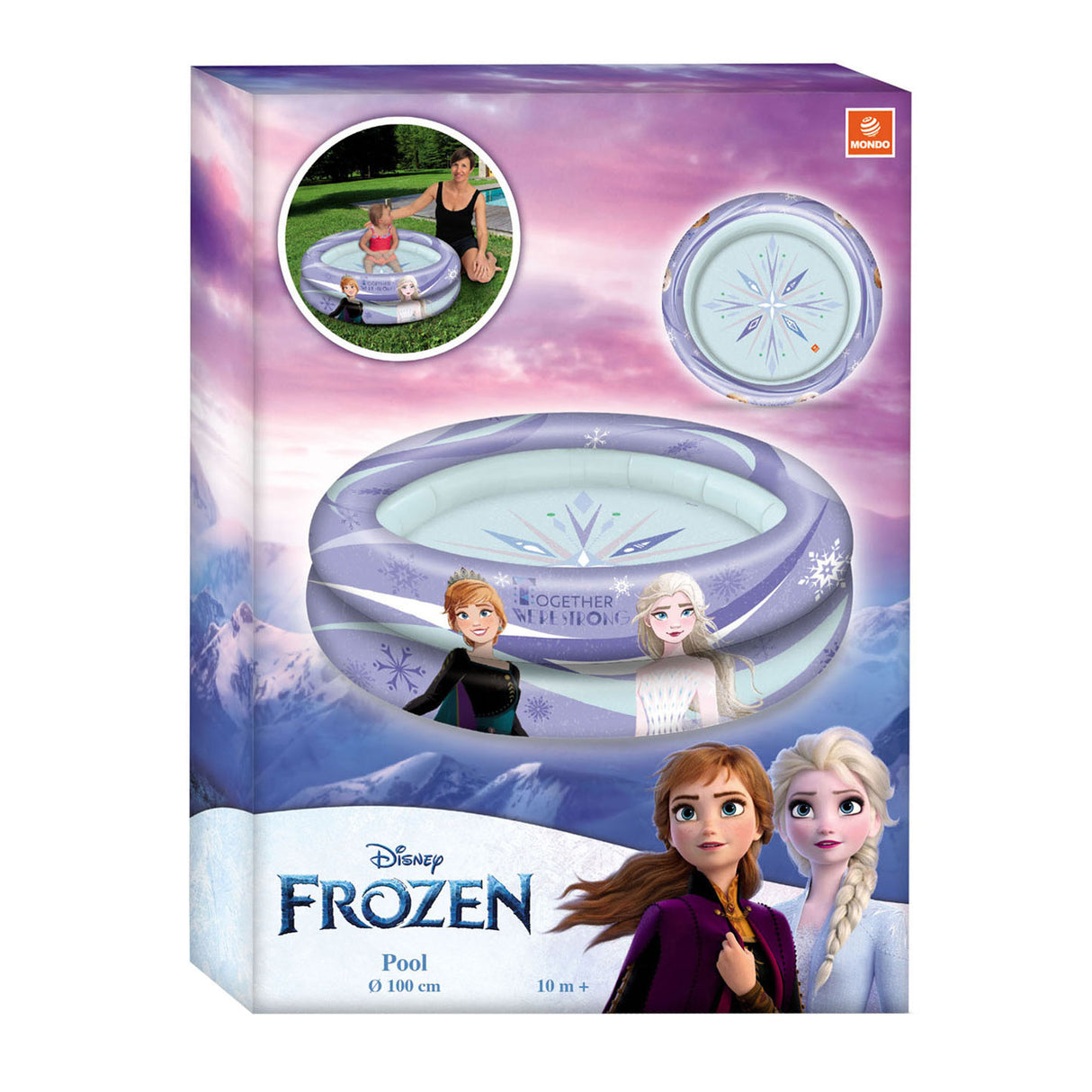 Disney mondo swimmingpool frossen 2-ringe, 100cm