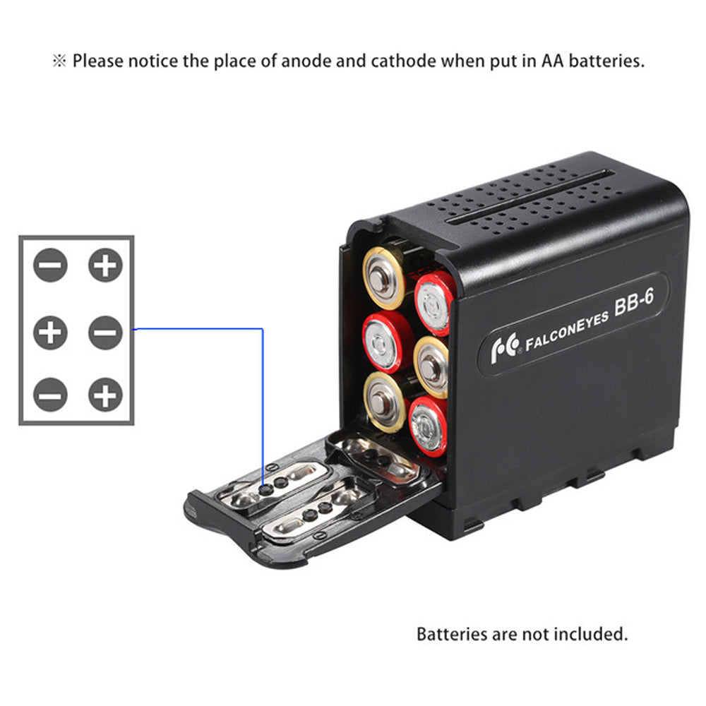 Falcon Eyes batteriholder bb-06