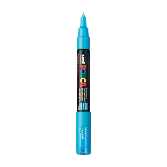 Uni posca malertusch 1mc lyseblå - konisk spids - 1 mm