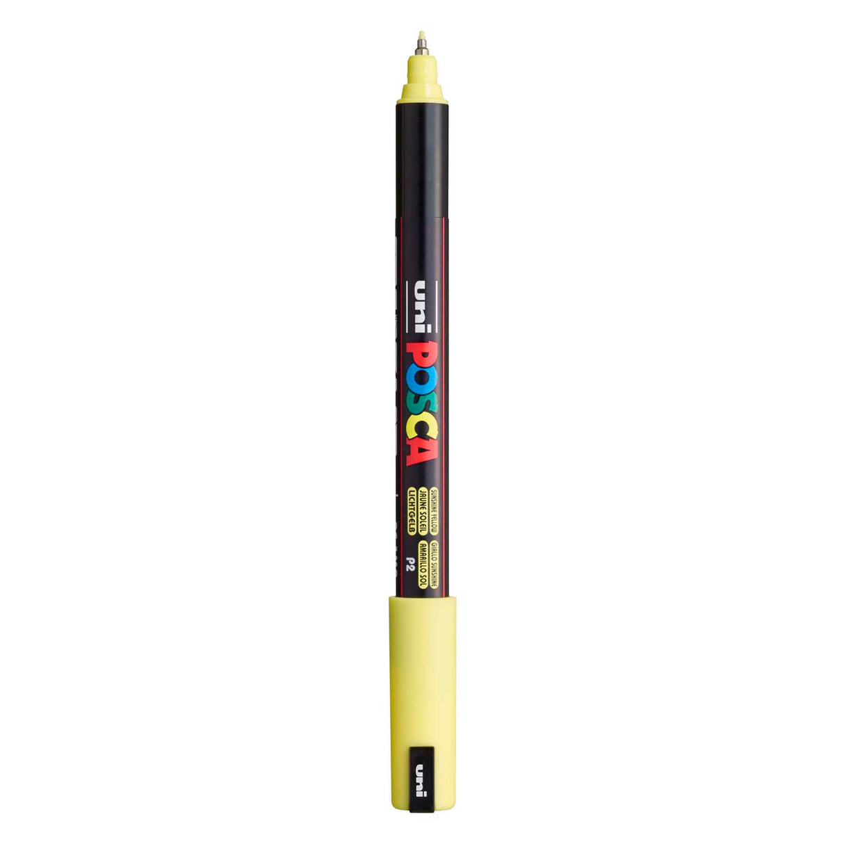 Uni posca markør pc-1mr solgul - ekstra fin 0,7mm