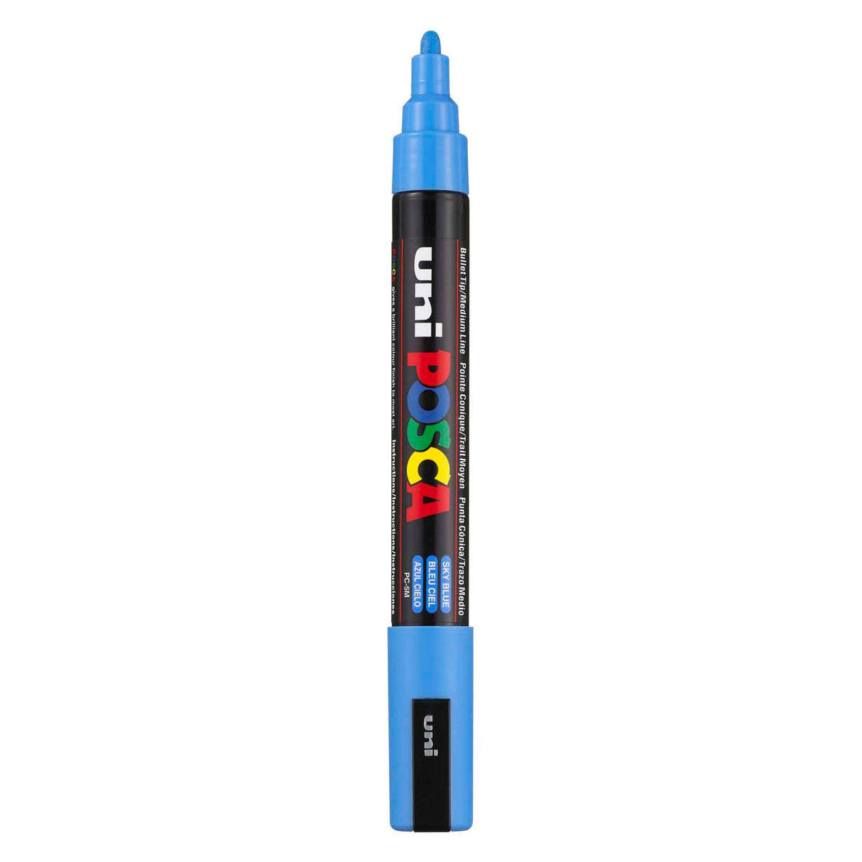 Uni posca malertusch pc5m himmelblå - konisk spids 2,5 mm