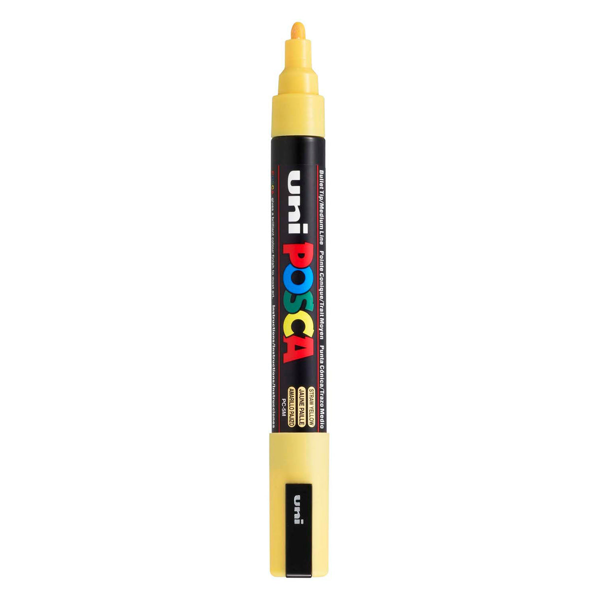 Uni posca malertusch pc5m strågul - konisk spids 2,5 mm