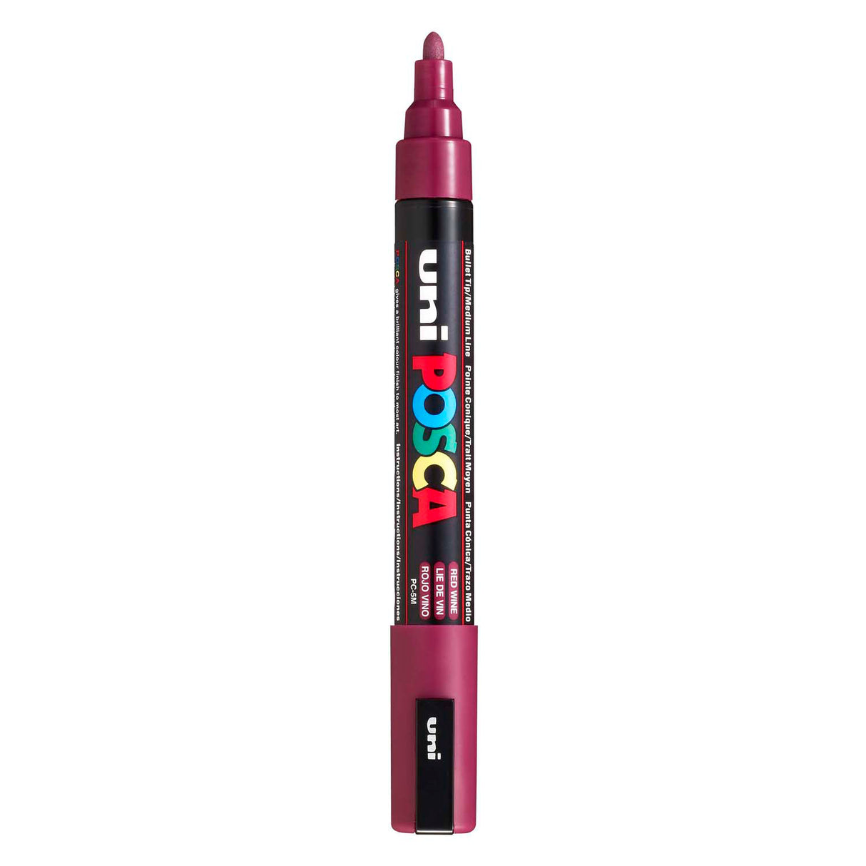Uni posca malertusch pc5m vinrød - konisk spids 2,5 mm